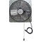 Iliving Silver 18 inch Shutter Exhaust Attic Garage Grow Fan with 3 Speed Thermostat 6 ft. 3 Plugs Cord ILG8SF18V-T - alternate 2